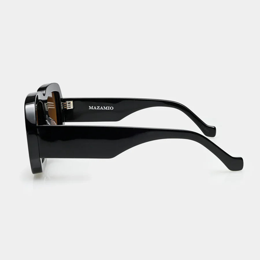 Mazamio Sunglasses - Black with Brown Tint